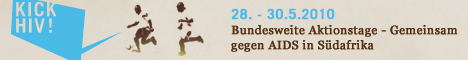 Banner cick HIV - externer link zu der NGO kick HIV